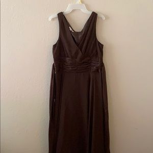 London Times Brown Evening Gown